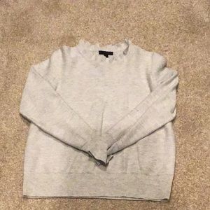 NWOT J Crew ruffle neck sweater